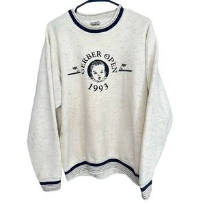 Vintage 90s GERBER OPEN Golf CREWNECK Sweatshirt SZ XL ONEITA POWER SWEATS RARE